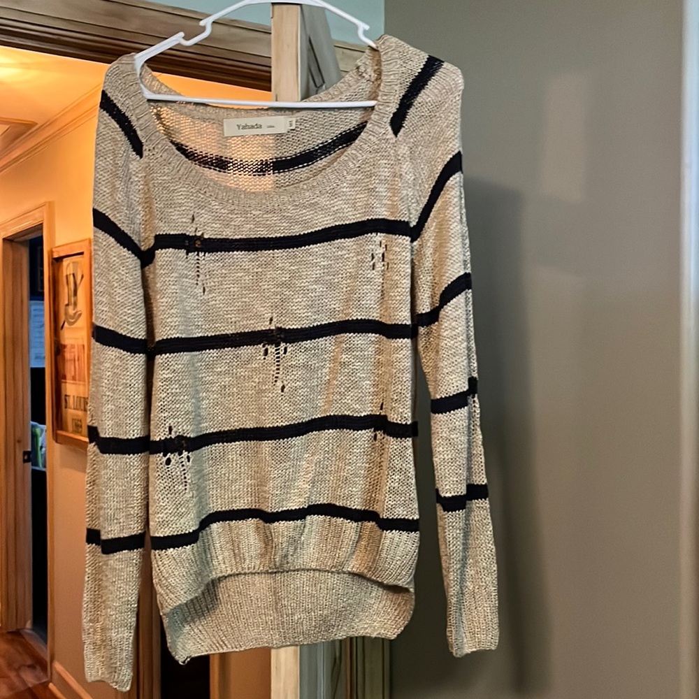 Sweater navy/cream